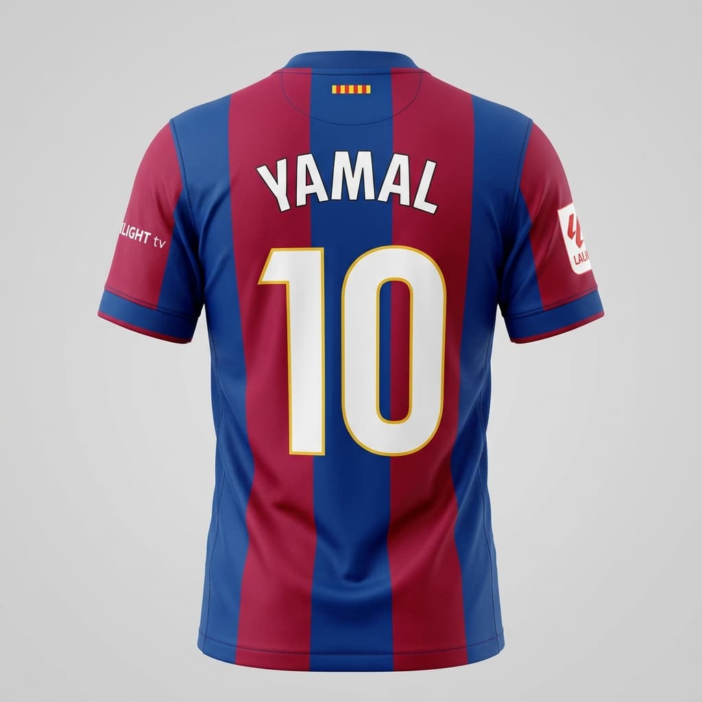 Manchester City Home Jersey Back