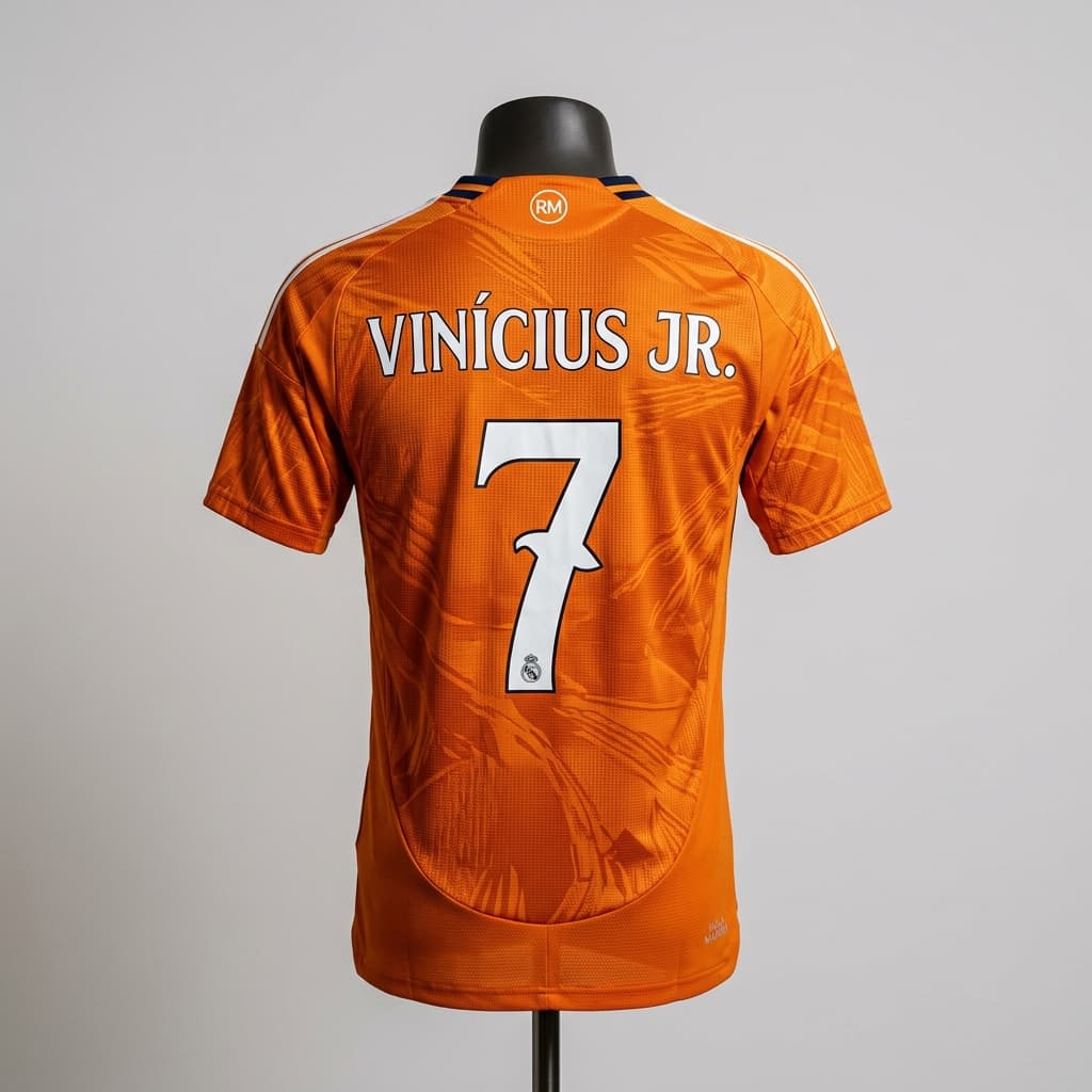 Real Madrid Away Jersey Back